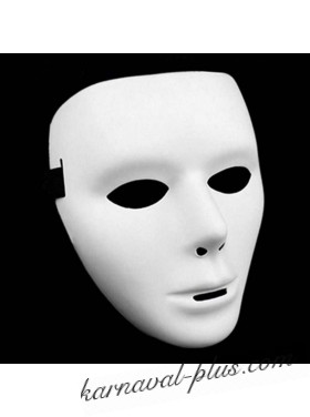 Карнавальная маска Лицо, пластик